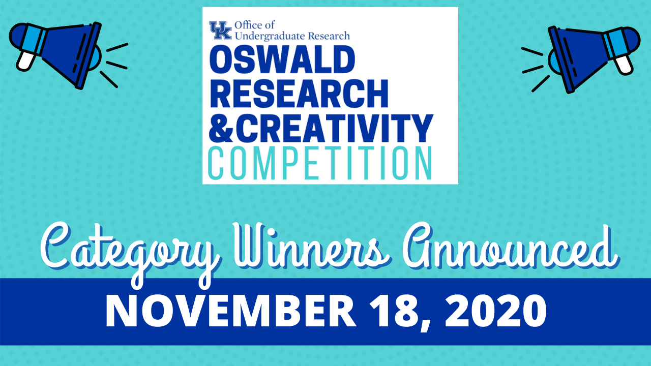 Oswald Research & Creativity Competition: Category Winners Announced