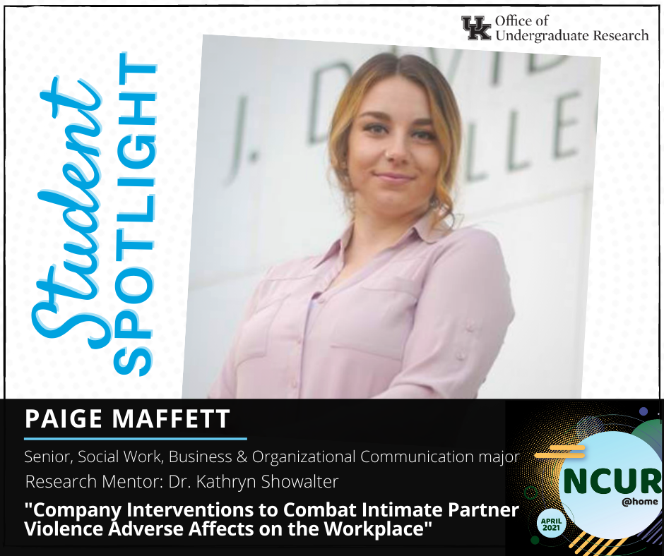 Paige Maffett NCUR Spotlight