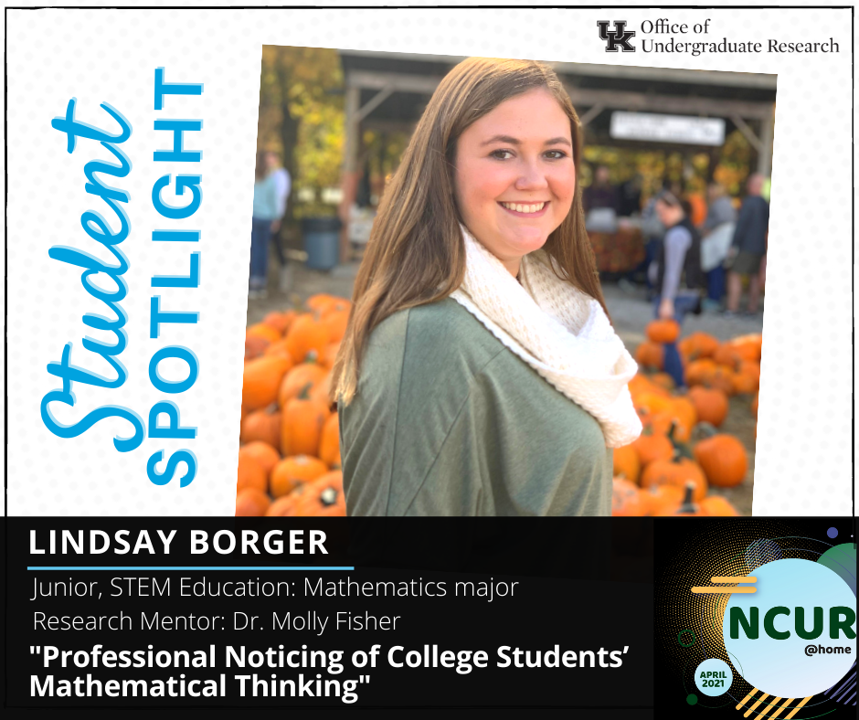 Lindsay Borger NCUR Spotlight
