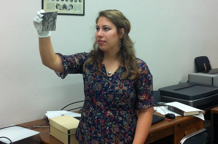 Interns in the Special Collections Research Center Learning Lab get to work with rare collections related to areas of interest in their own studies.