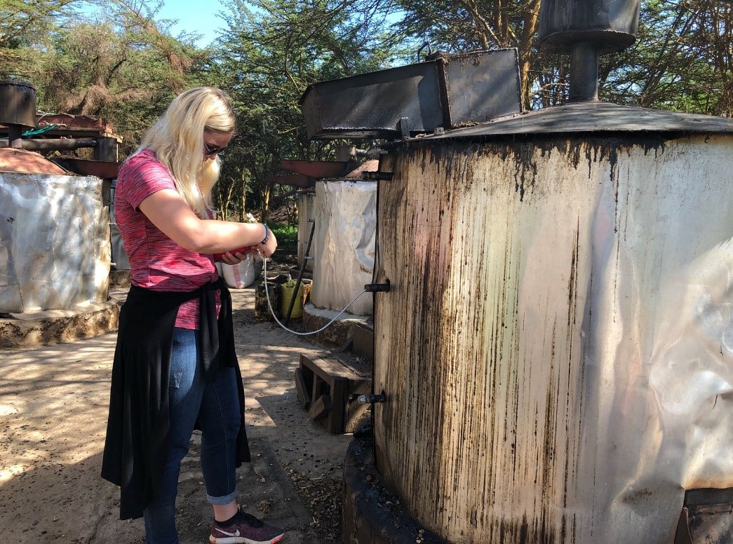 SSC Fellow Shelby Browning in Kenya engineering research 2018