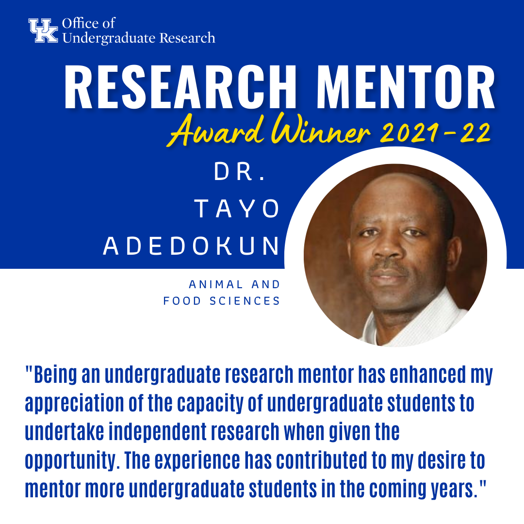 Tayo Adedokun Office Of Undergraduate Research