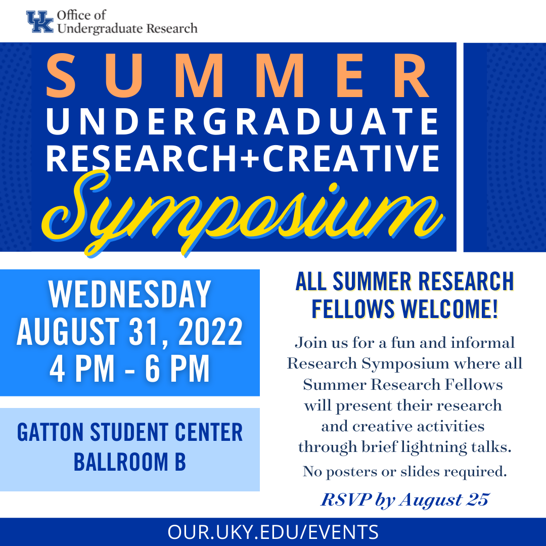 undergraduate research opportunities summer 2022