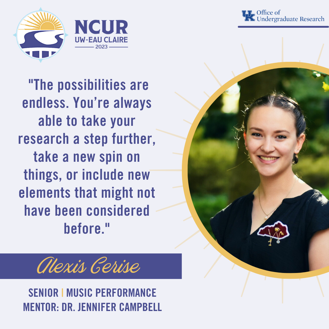 Alexis Cerise NCUR 2023 Spotlight