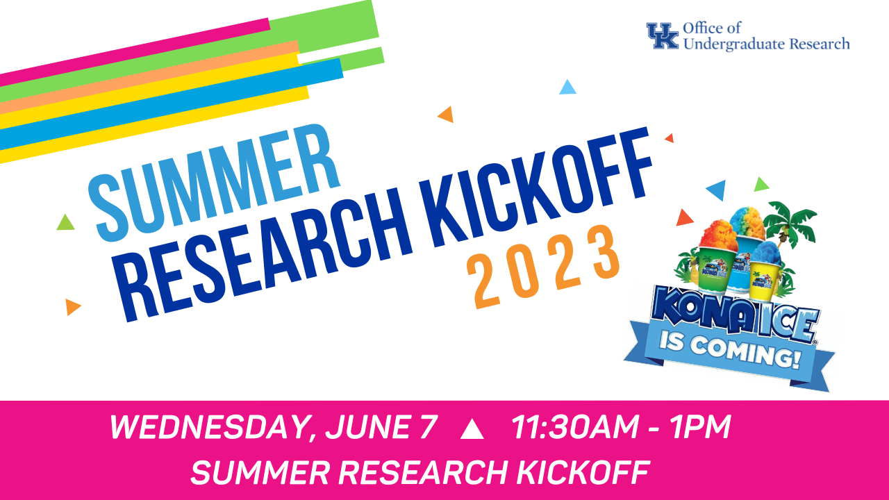 Summer Research Kickoff