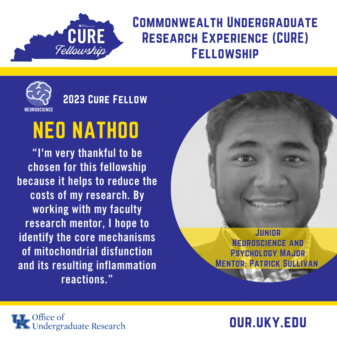 Neo Nathoo 2023 CURE Fellow