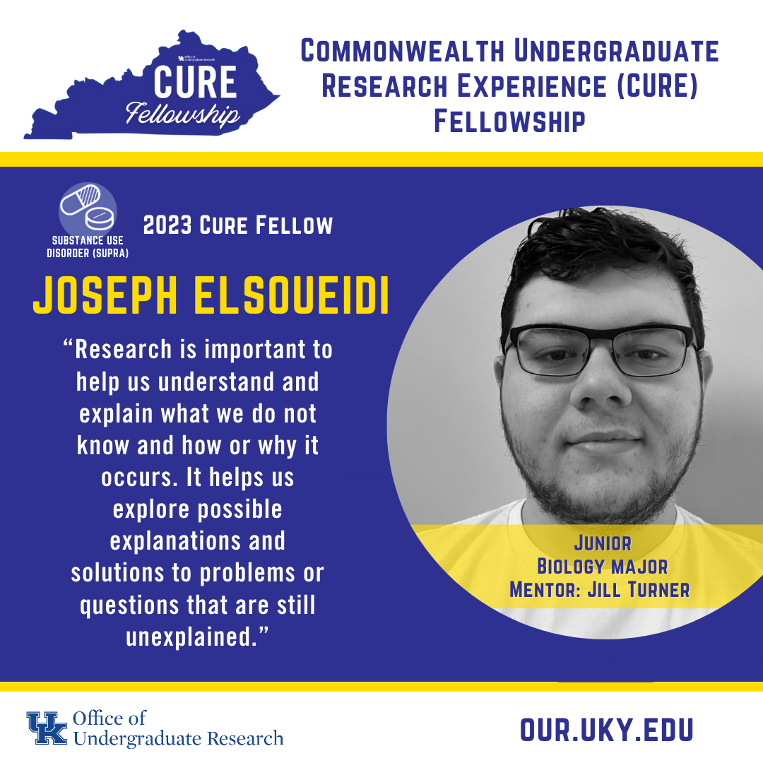 Joseph Elsoueidi 2023 CURE Fellow