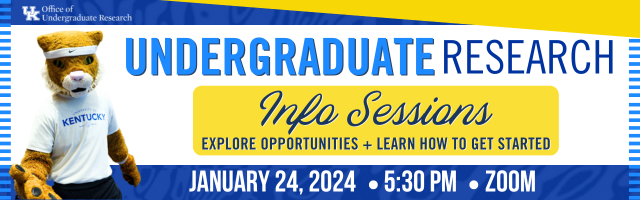 Information Session on January 24, 2024 at 5:30 PM Zoom