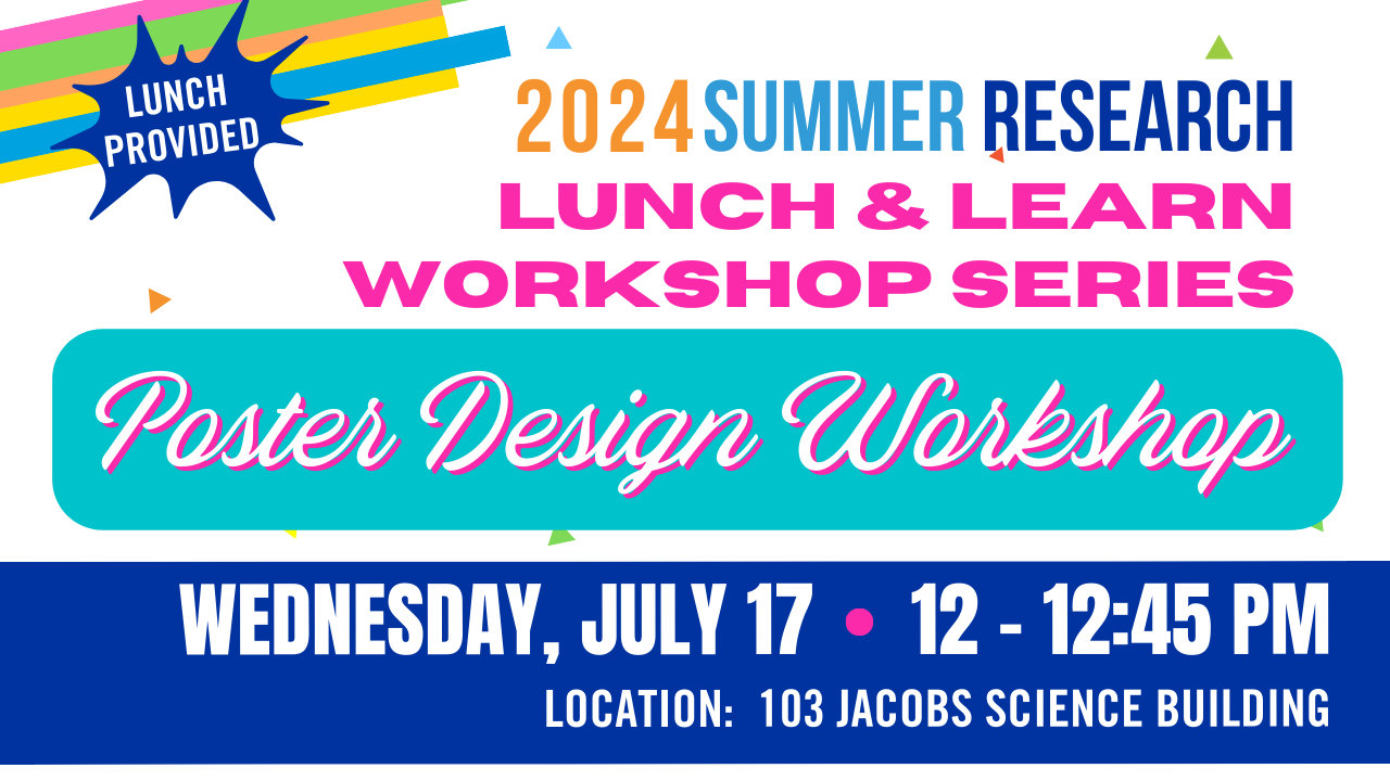 Summer 2024 Poster Design Workshop