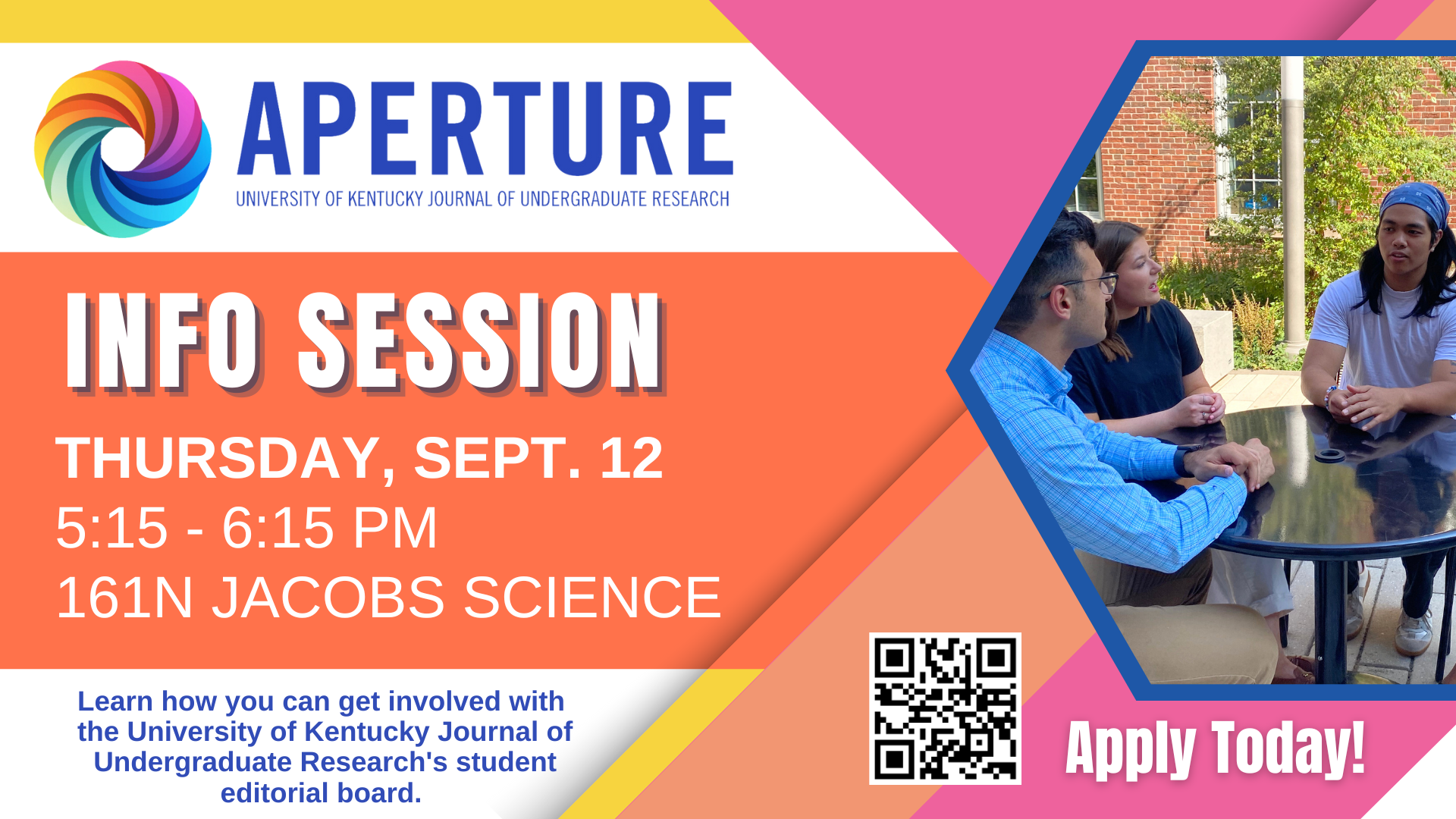 Aperture Research Journal Info Session September 12, 2024