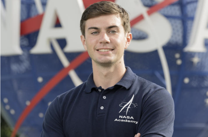 The internship at JPL was not O’Neal’s first time working for NASA. He spent the summer of 2023 at NASA’s Langley Research Center in Hampton, Virginia, working to develop aerial mesh networks using uncrewed aerial vehicles. Photo provided by Asa O'Neal.