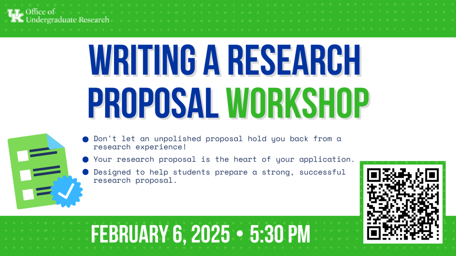 Writing a Strong Research Proposal | Office of Undergraduate Research