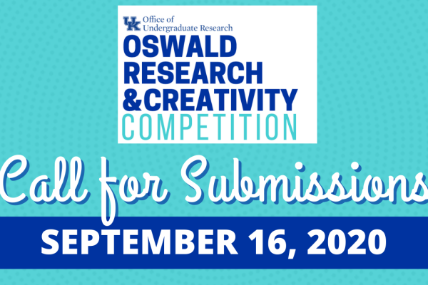 Oswald Research & Creativity Competition: Call for Submissions