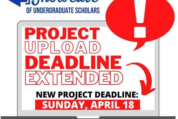 Showcase project upload deadline extended April 18 2021
