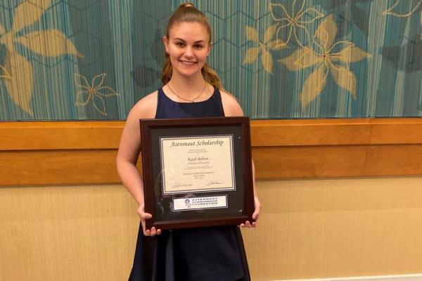 Kayli Bolton Astronaut Scholar research ambassador award