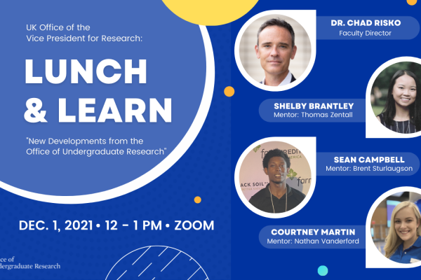 OUR Lunch & Learn December 1, 2021