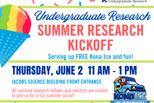 Summer Research Kickoff event June 2, 2022