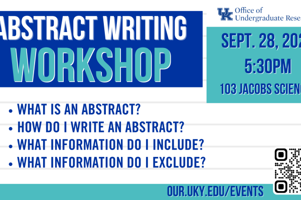 Abstract writing workshop September 28, 2022