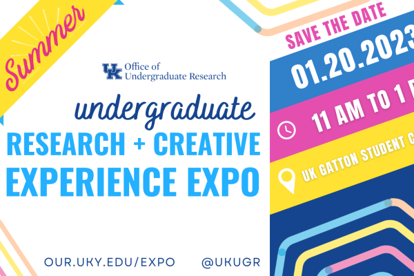 Summer 2023 research creative experience expo University of Kentucky