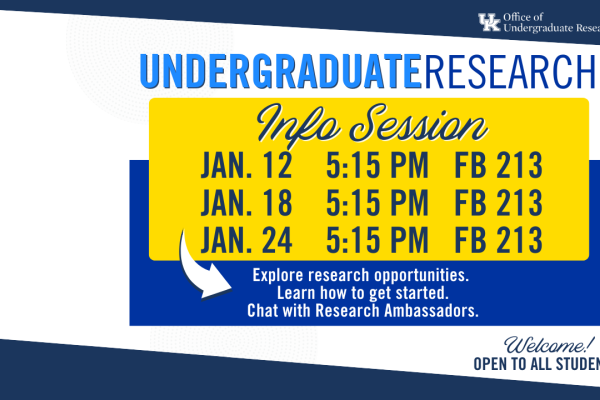 Information Session for Undergraduate Research Graphic