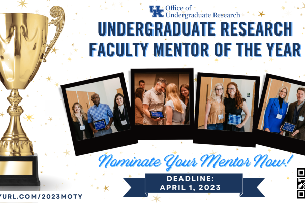 Research mentor of the year award nominations 2023