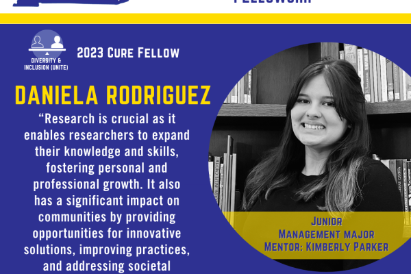 Daniela Rodriguez 2023 CURE Fellow