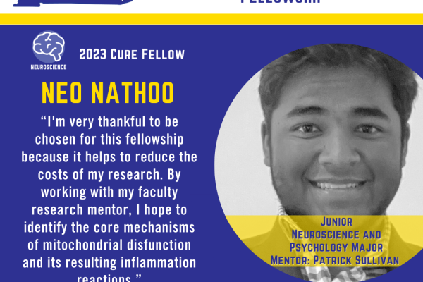 Neo Nathoo 2023 CURE Fellow