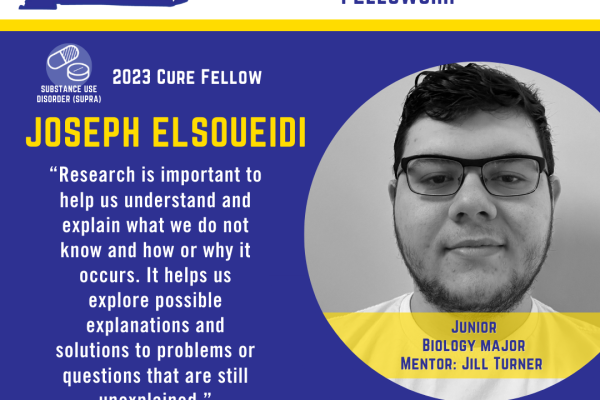 Joseph Elsoueidi 2023 CURE Fellow