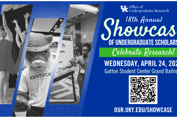 18th annual Showcase of Undergraduate Scholars on Wednesday, April 24, 2024