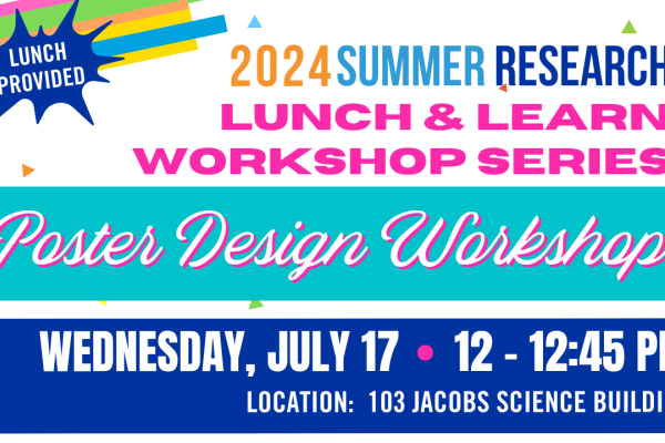 Summer 2024 Poster Design Workshop