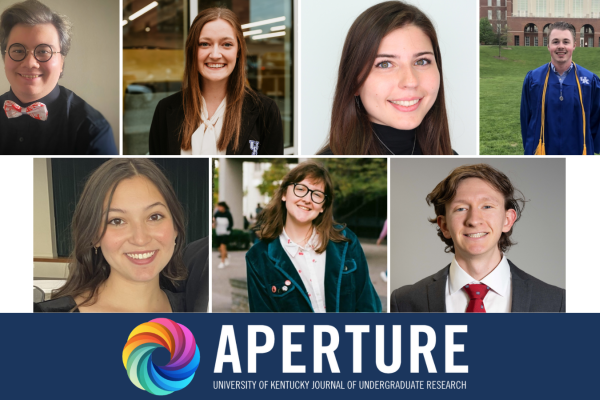 The students pictured are the first to have their research published in Aperture's inaugural edition. Photo provided by OUR.