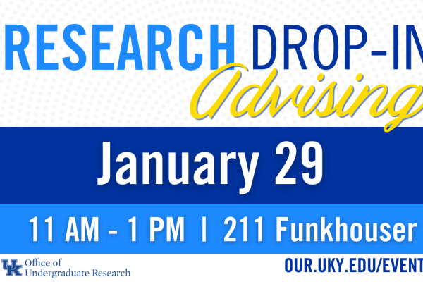 Drop-in advising January 29