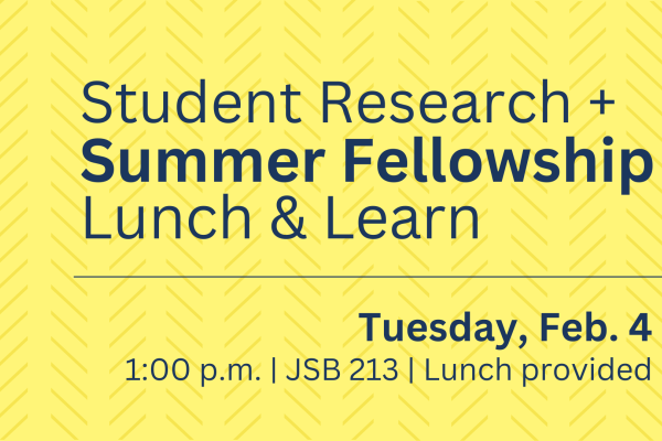 Student Research Lunch and Learn February 4, 2025