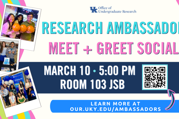Research Ambassador meet and greet social 2025-26