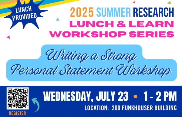 Writing a Strong Personal Statement