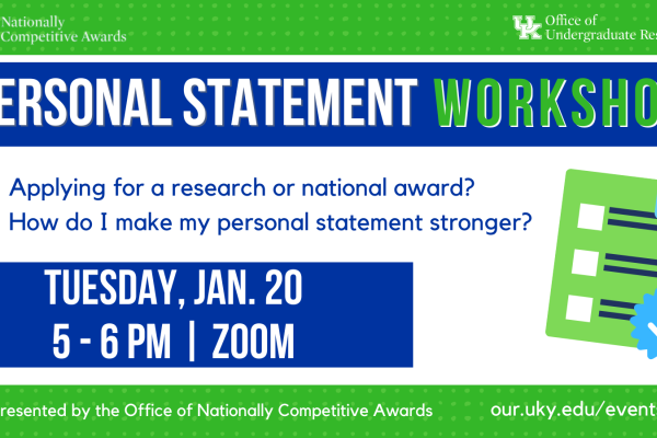 Personal Statement Workshop, Learn more