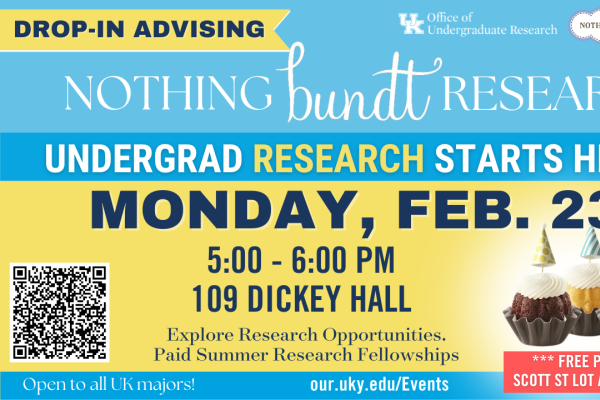 College of Education Nothing Bundt Research event