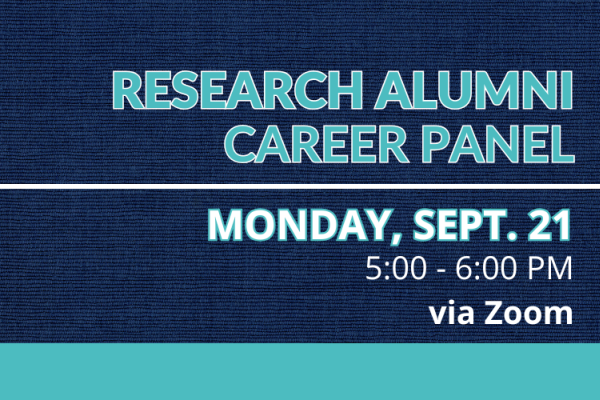 Research Alumni Career Panel
