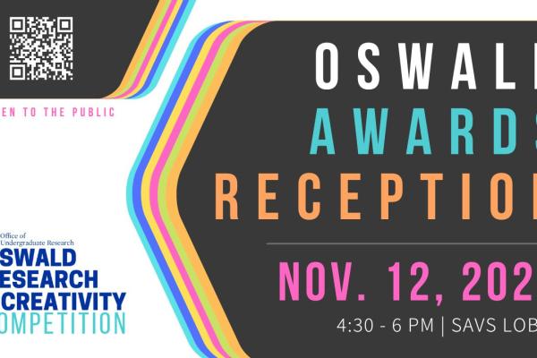 Oswald Awards Reception November 12, 2026