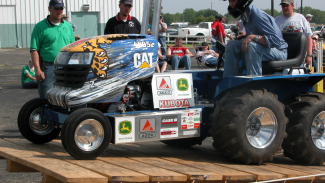 Undergraduate research student tractor