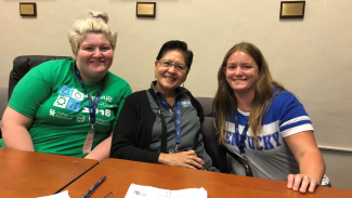 Mentor and undergraduate research fellows