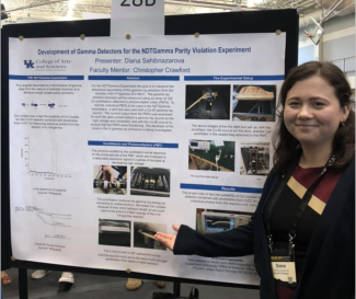 Diana S physics NCUR 2019 poster presentation