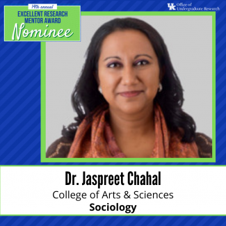 Mentor of the Year Jaspreet Chahal