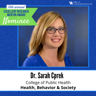 Dr. Sarah Sprek