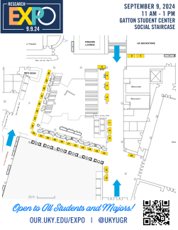 Fall 2024 Research Expo vendor map