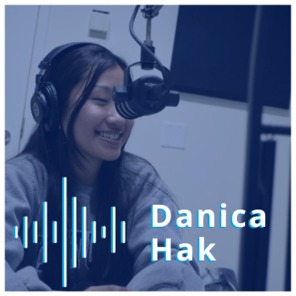Danica Hak podcast recording
