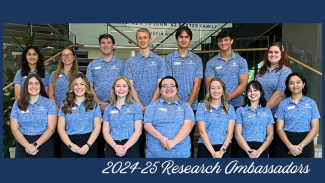 2024-25 Research Ambassadors group photo