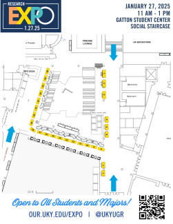 Spring 2025 Research Expo vendor map