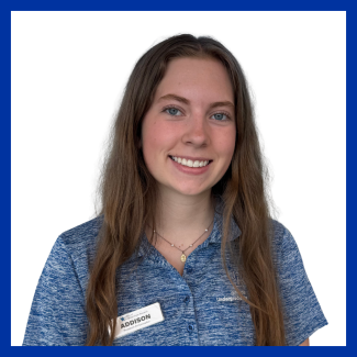 Addison, neuroscience and psychology junior