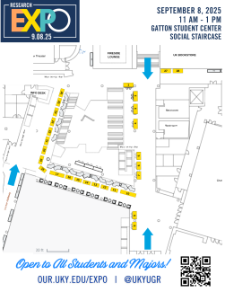 Fall 2025 Research Expo vendor map